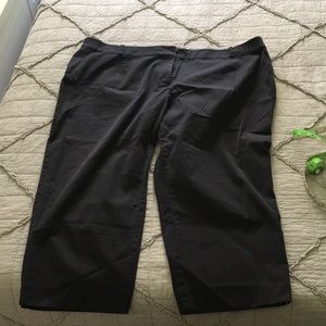 Talbots heritage black ankle pants sz22